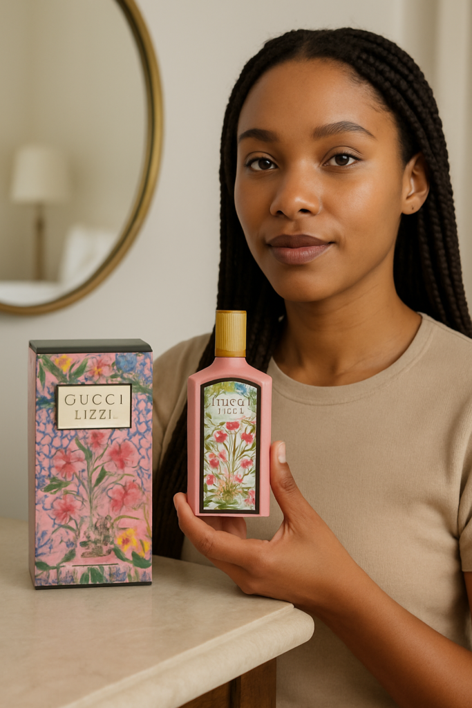 Gucci Flora Gorgeous Gardenia EDP Spray - sfeerfoto in gebruik