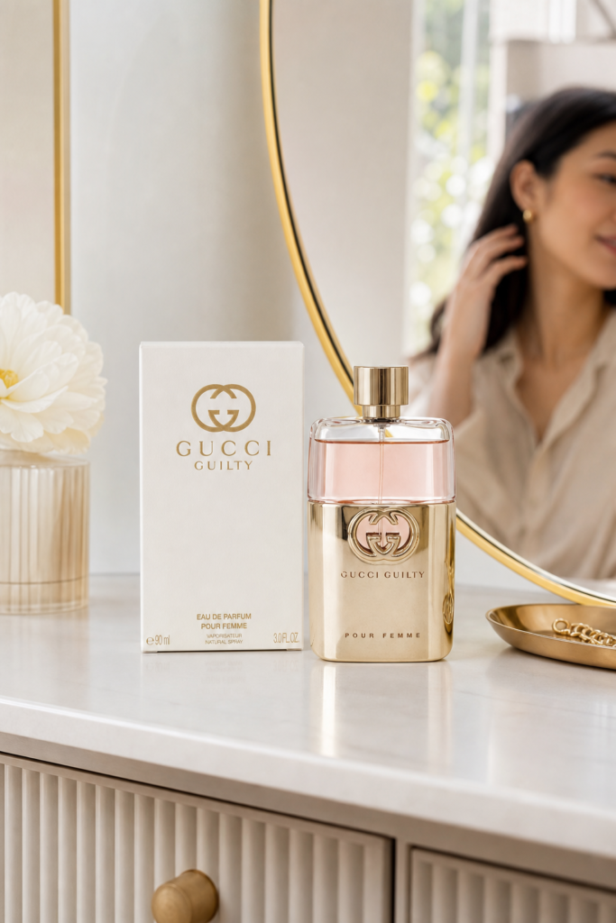 Gucci Guilty Pour Femme EDP Spray - sfeerfoto kaptafel