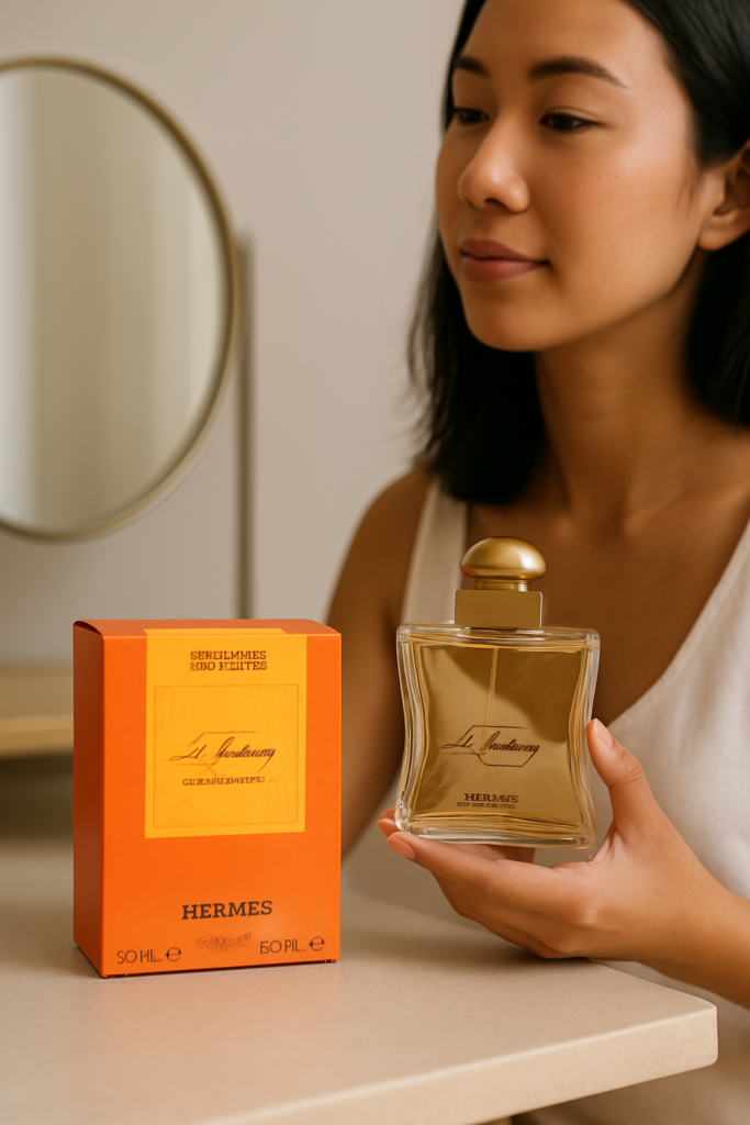 Hermes 24 Faubourg EDP Spray 50ml - sfeerfoto kaptafel