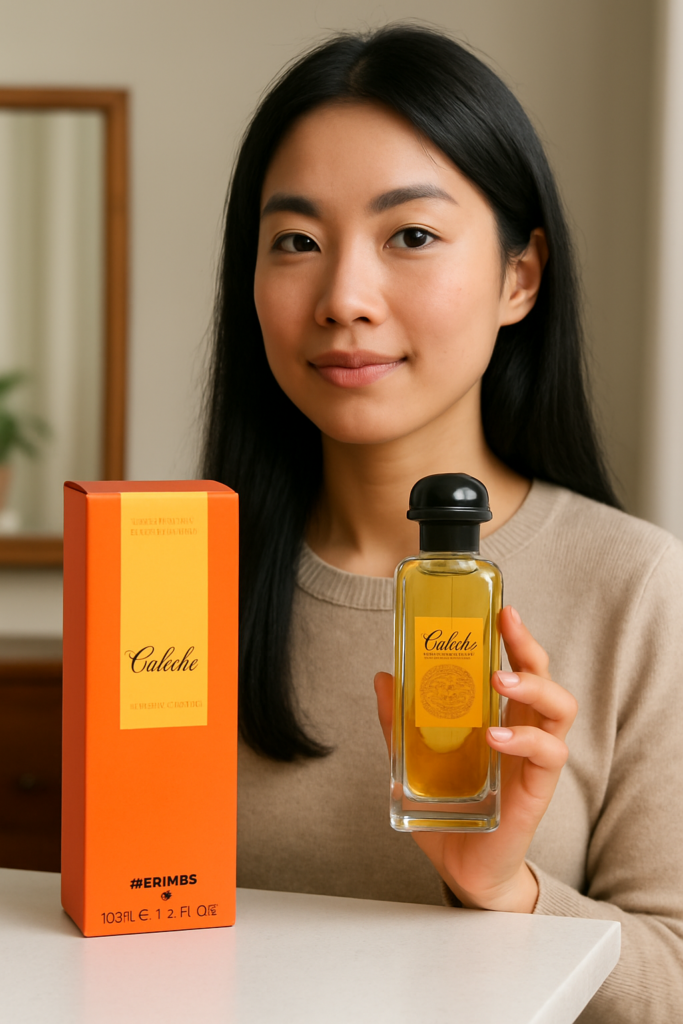 Hermes Caleche EDT Spray - sfeerfoto in gebruik