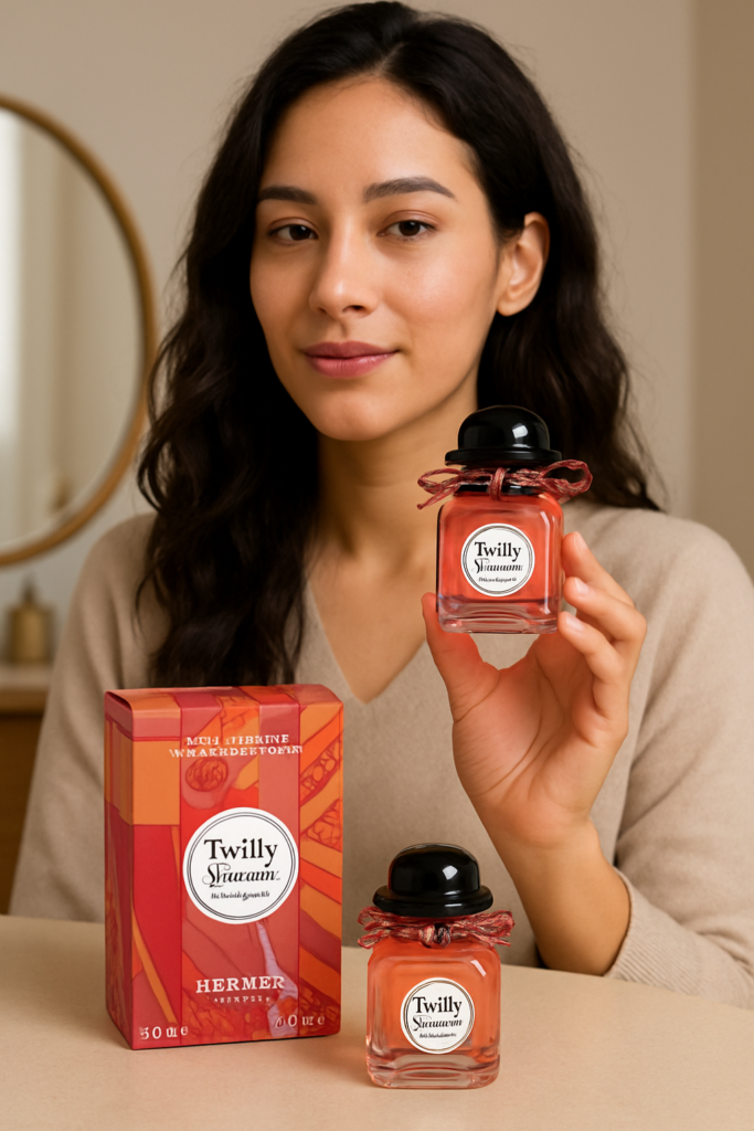 Hermes Twilly D'Hermes Eau Poivree EDP Spray 50ml - sfeerfoto in gebruik
