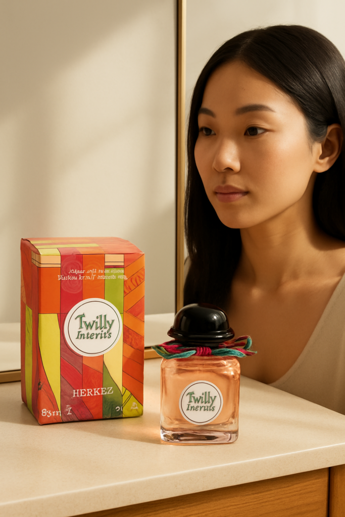 Hermes Twilly D'Hermes EDP Spray 85ml - sfeerfoto kaptafel
