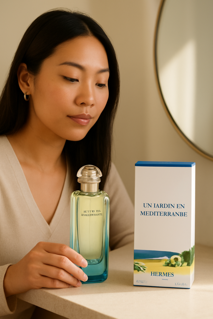 Hermes Un Jardin En Mediterranee EDT Spray 100ml - sfeerfoto kaptafel
