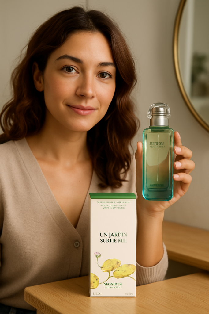 Hermes Un Jardin Sur Le Nil EDT Spray 100ml - sfeerfoto in gebruik