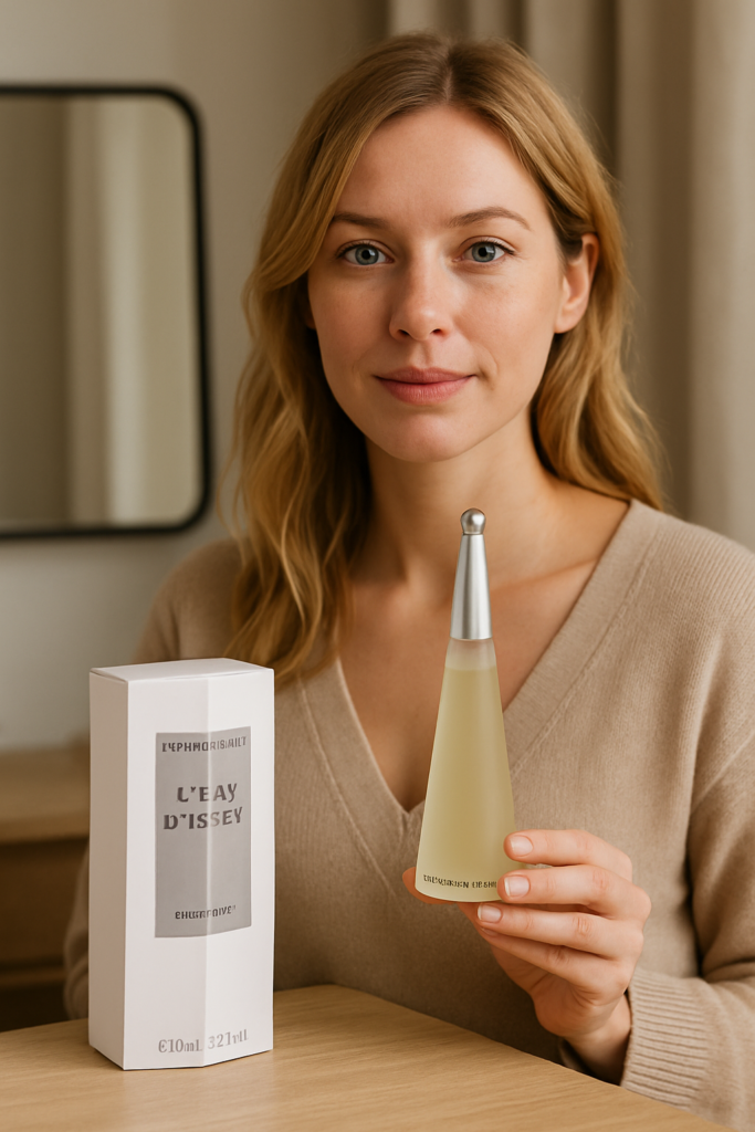 Issey Miyake L'Eau D'Issey Pour Femme EDT Spray 100ml - sfeerfoto in gebruik