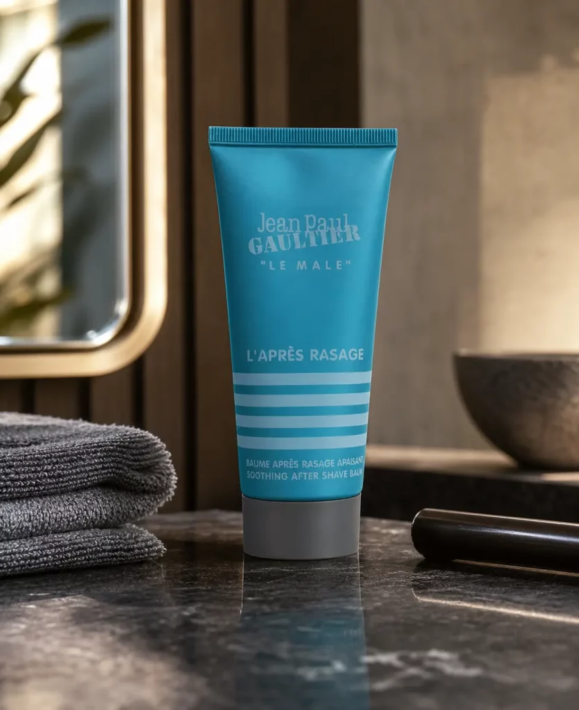 J.P. Gaultier Le Male Soothing After Shave Balm - sfeerfoto kaptafel