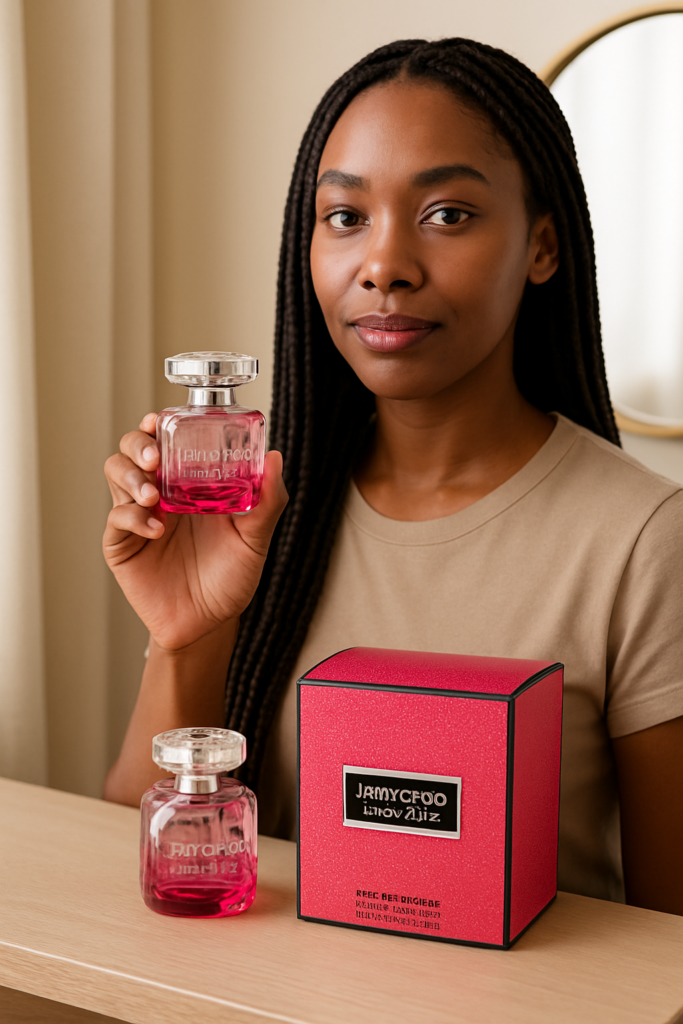Jimmy Choo Blossom EDP Spray 100ml - sfeerfoto in gebruik