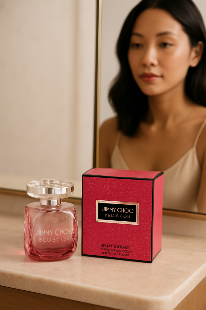 Jimmy Choo Blossom EDP Spray 100ml - sfeerfoto kaptafel