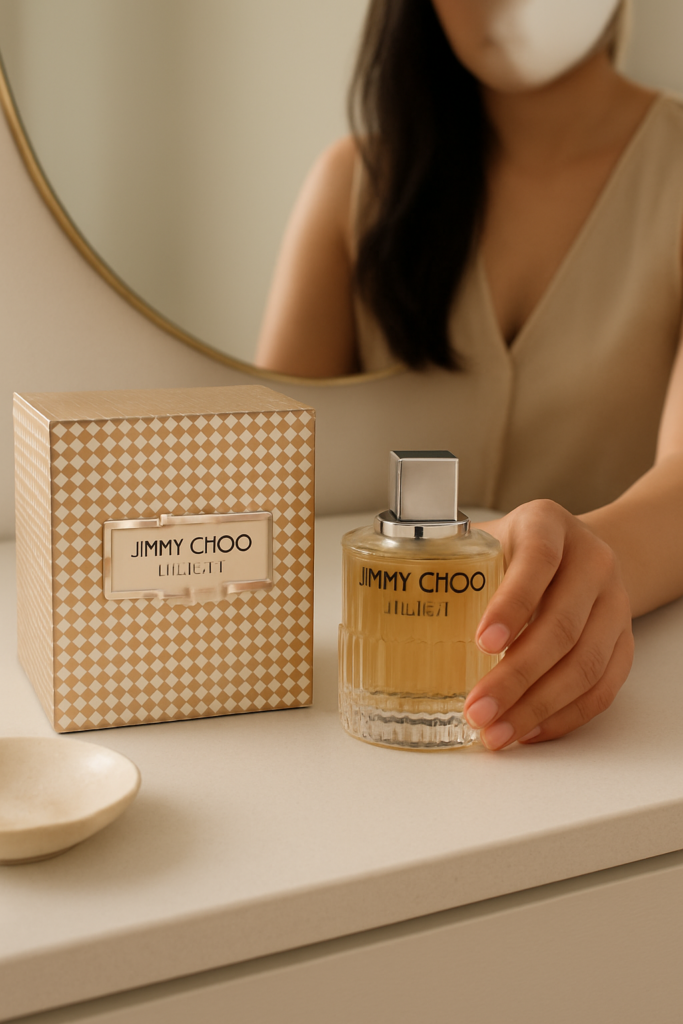 Jimmy Choo Illicit Eau de parfum 100ml - sfeerfoto kaptafel