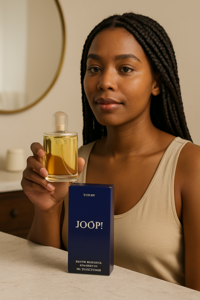 Joop! Femme EDT Spray - sfeerfoto in gebruik