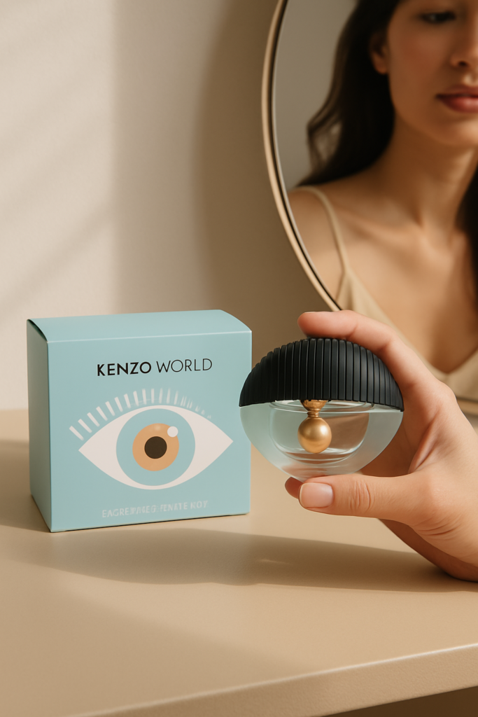 Kenzo World EDP Spray 30ml - sfeerfoto kaptafel