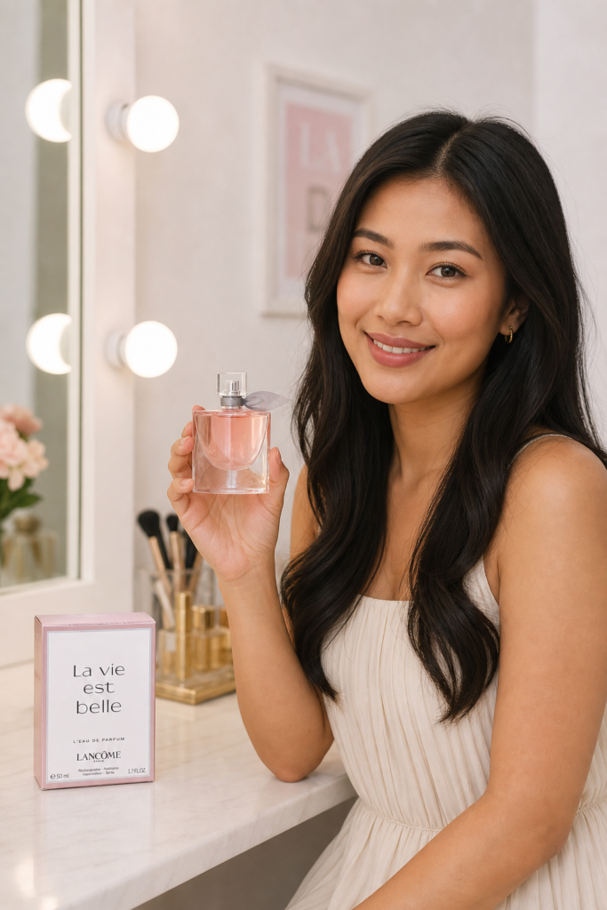 Lancome La Vie Est Belle Eau de parfum 50ml - sfeerfoto in gebruik