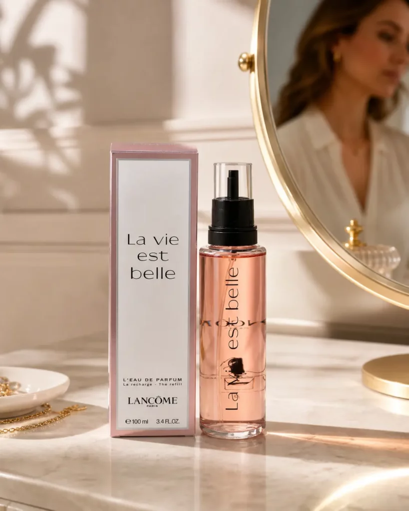 Lancome La Vie Est Belle edp Spray Refill - sfeerfoto kaptafel