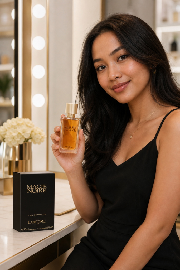 Lancome Magie Noire EDT Spray - sfeerfoto in gebruik