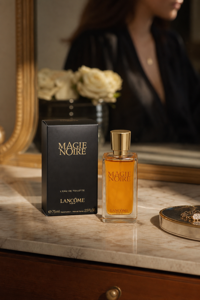 Lancome Magie Noire EDT Spray - sfeerfoto kaptafel