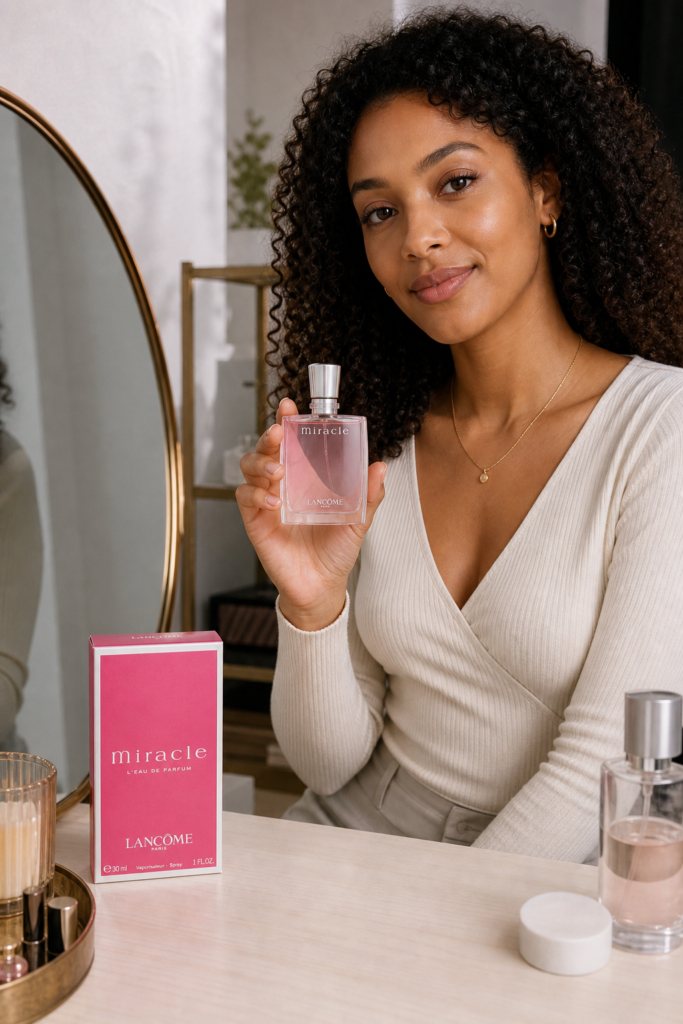 Lancome Miracle Femme EDP Spray 30ml - sfeerfoto in gebruik