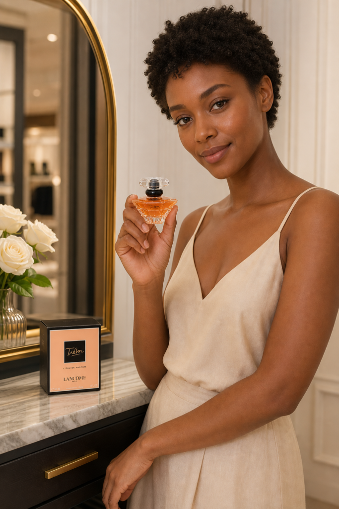 Lancome Tresor Eau de parfum - sfeerfoto in gebruik