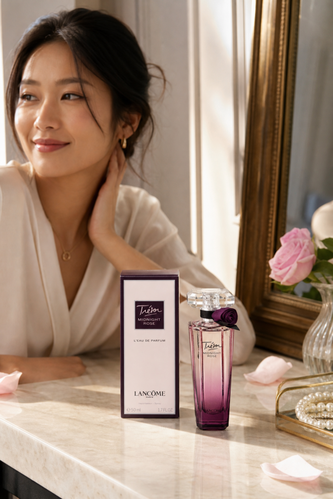 Lancome Tresor Midnight Rose Eau de parfum - sfeerfoto kaptafel