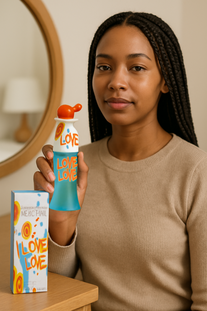 Moschino Cheap & Chic I Love Love EDT Spray 100ml - sfeerfoto in gebruik