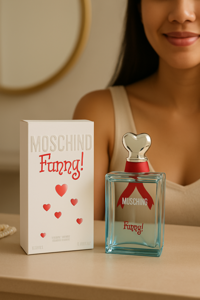 Moschino Funny EDT Spray 100ml - sfeerfoto kaptafel