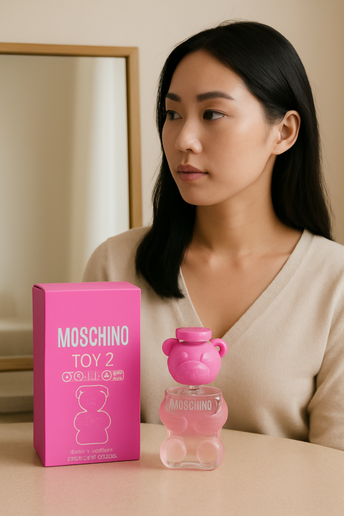 Moschino Toy 2 Bubble Gum EDT Spray 50ml - sfeerfoto kaptafel