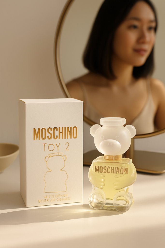 Moschino Toy 2 EDP Spray 50ml - sfeerfoto kaptafel
