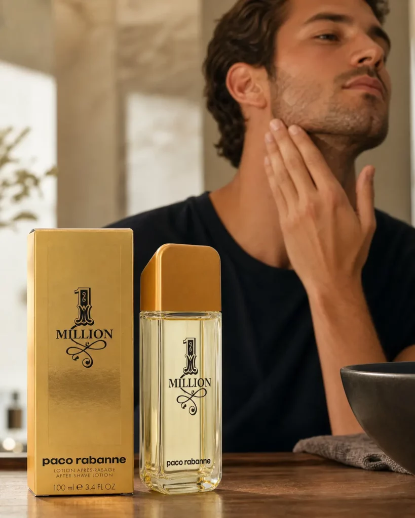 Paco Rabanne 1 Million After Shave Lotion - sfeerfoto in gebruik
