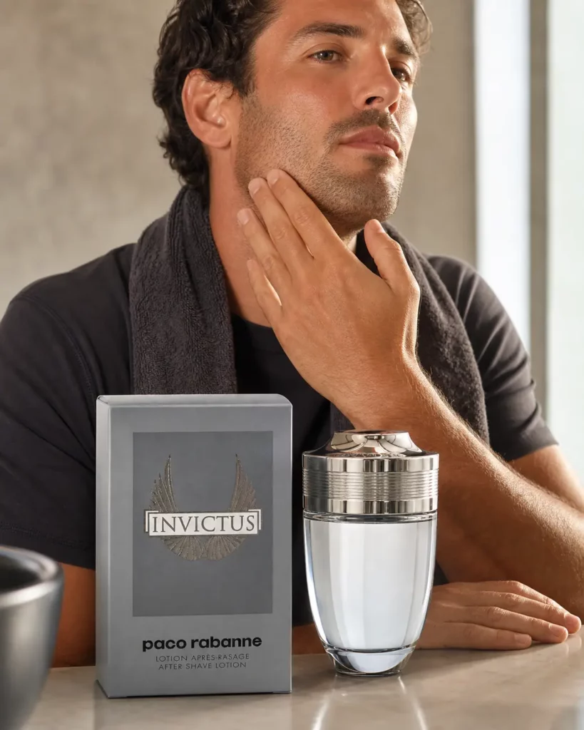 Paco Rabanne Invictus After Shave Lotion - sfeerfoto in gebruik