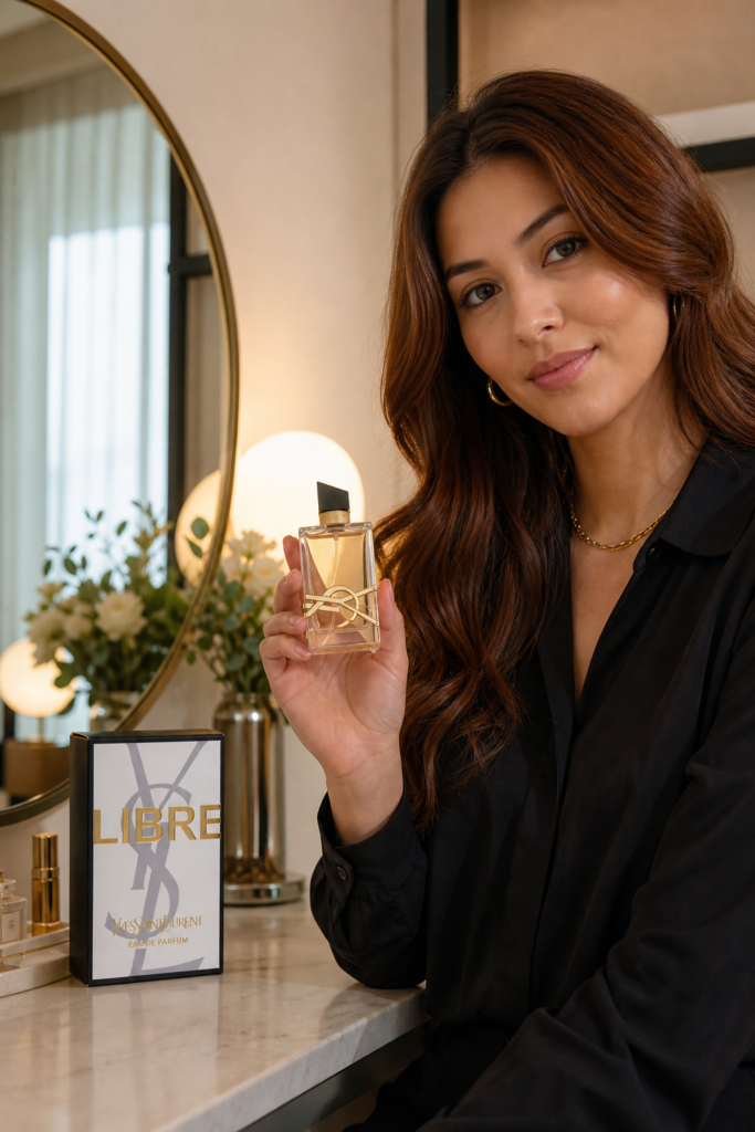 Yves Saint Laurent Libre Eau de parfum 30ml - sfeerfoto in gebruik