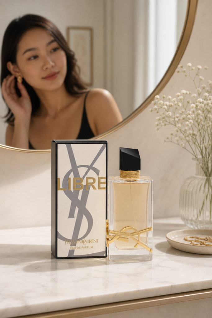Yves Saint Laurent Libre Eau de parfum 90ml - sfeerfoto kaptafel