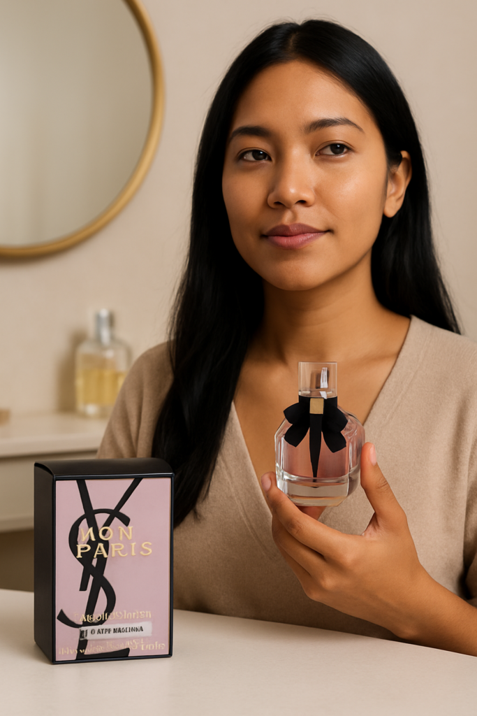 Yves Saint Laurent Mon Paris Eau de parfum 30ml - sfeerfoto in gebruik