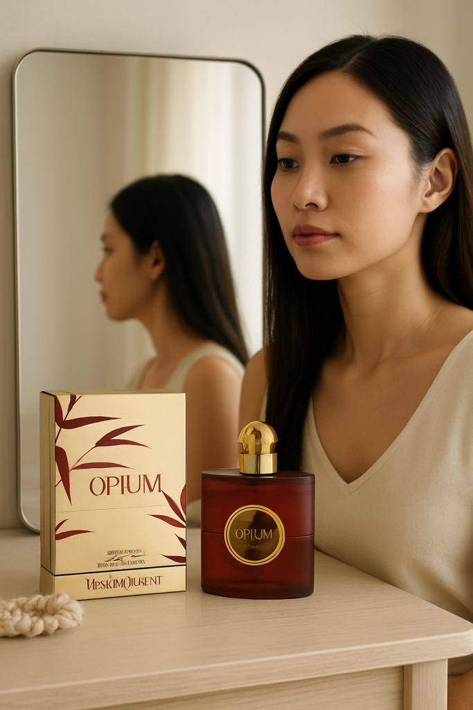 Yves Saint Laurent Opium Pour Femme Eau de parfum 50ml - sfeerfoto kaptafel