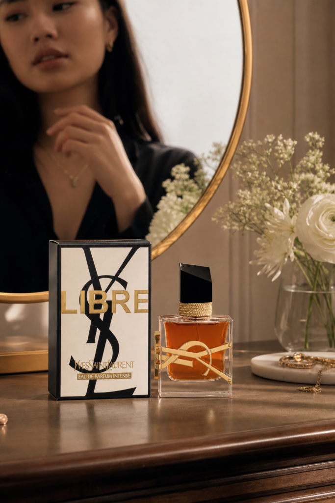Yves Saint Laurent YSL Libre Intense EDP Spray 30ml - sfeerfoto kaptafel