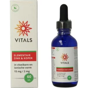 Elementair zink & koper Vitals 60ml