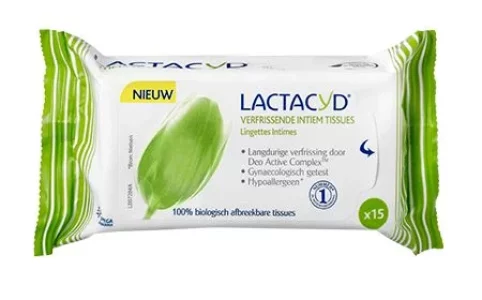 Tissues verfrissend Lactacyd 15st