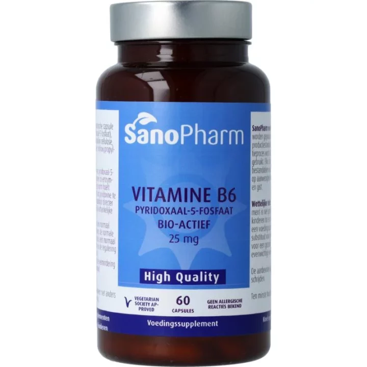 high quality vitamine b6 SanoPharm 60ca