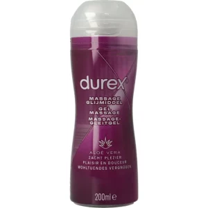 Massageolie en glijmiddel 2-in-1 aloe vera Durex 200ml