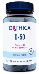 Vitamine D-50 Orthica 120tb