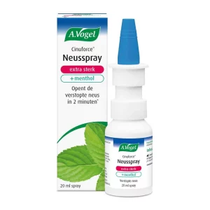 Cinuforce neusspray extra sterk + menthol A Vogel 20ml