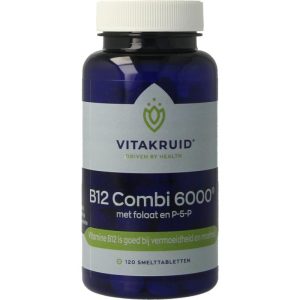 B12 Combi 6.000 met Actief Folaat Vitakruid 120tb