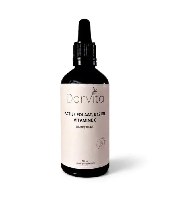 Folaat B12 en vitamine C Darvita 100ml