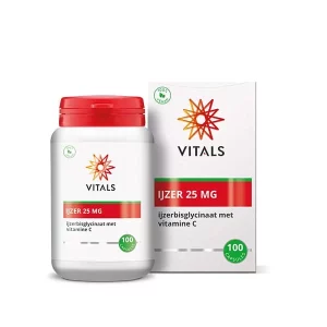 IJzer 25mg met vitamine C Vitals 100ca