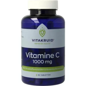 Vitamine C 1000 met Bioflavonoiden & Rozenbottel Vitakruid 90tb