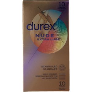Nude extra lube condooms Durex 10st